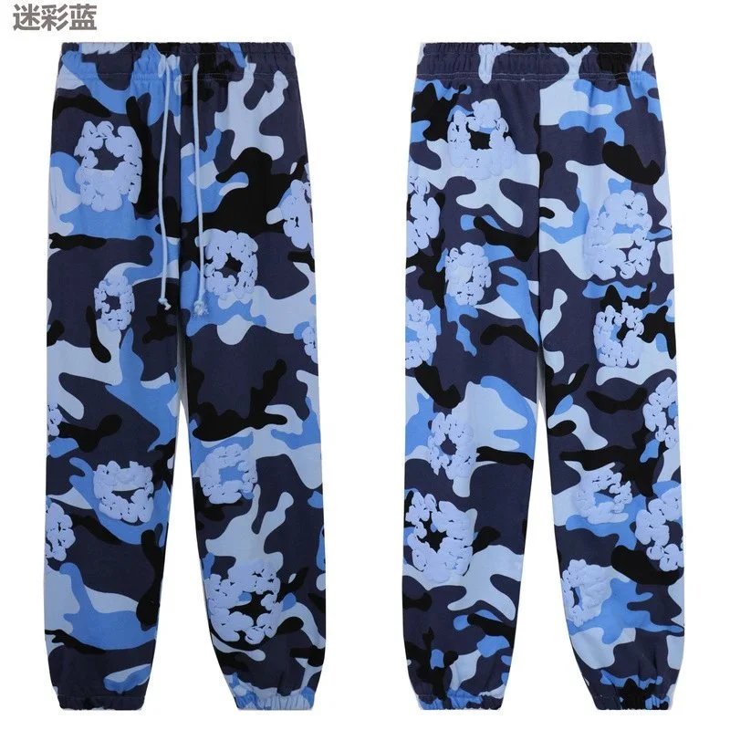 Bra8206 camouflage blue