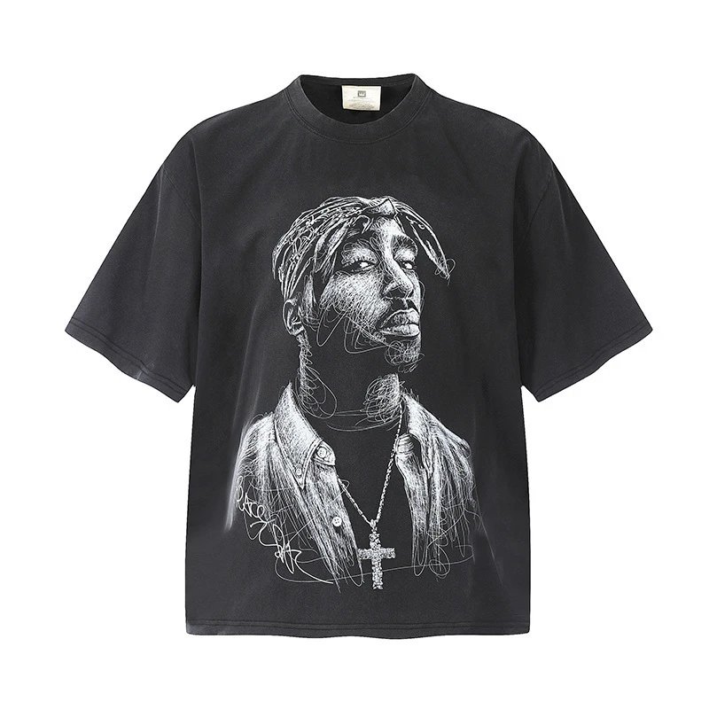 2pac Sketching Portrait